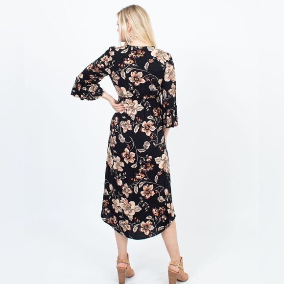 Anthropology saltwater luxe floral dress - Picture 3 of 6